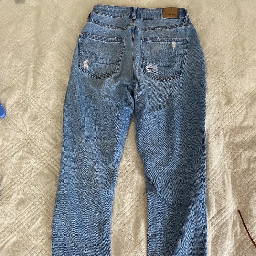 American Eagle denim mom jeans